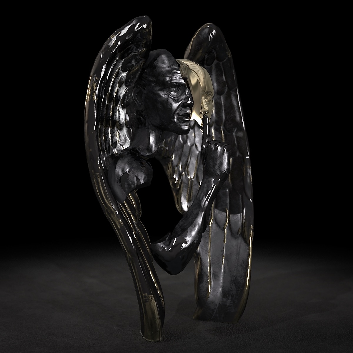 KUMAN | Œuvres d’art - Angel bronze 