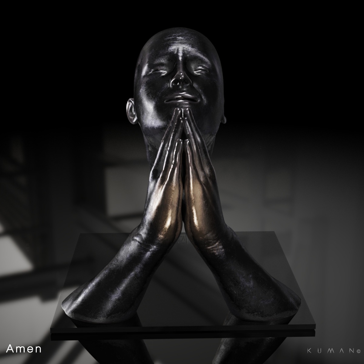 KUMAN | Œuvres d’art - Amen bronze 
